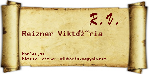 Reizner Viktória névjegykártya